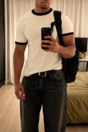 ICON'S Ringer Tee "OFF-WHITE" - Image 2