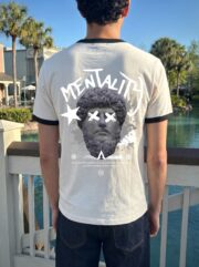 PRINTED ICON'S Ringer Tee "OFF-WHITE"
