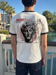 PRINTED ICON'S Ringer Tee "OFF-WHITE"