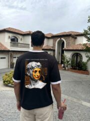 PRINTED ICON'S Ringer Tee "BLACK" (Copy)
